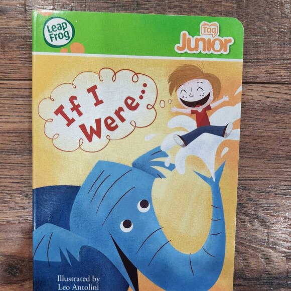 Leap Frog Tag Junior If I Were.. Illustrated Fiction Interactive Board Book - Picture 2 of 11